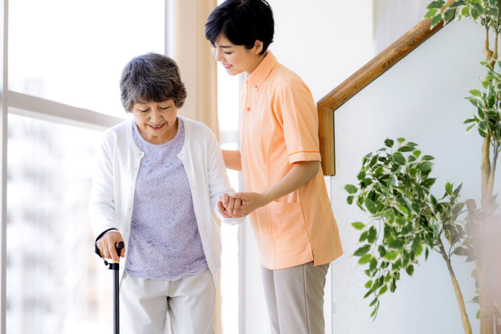 訪問介護の様子　通院介助
