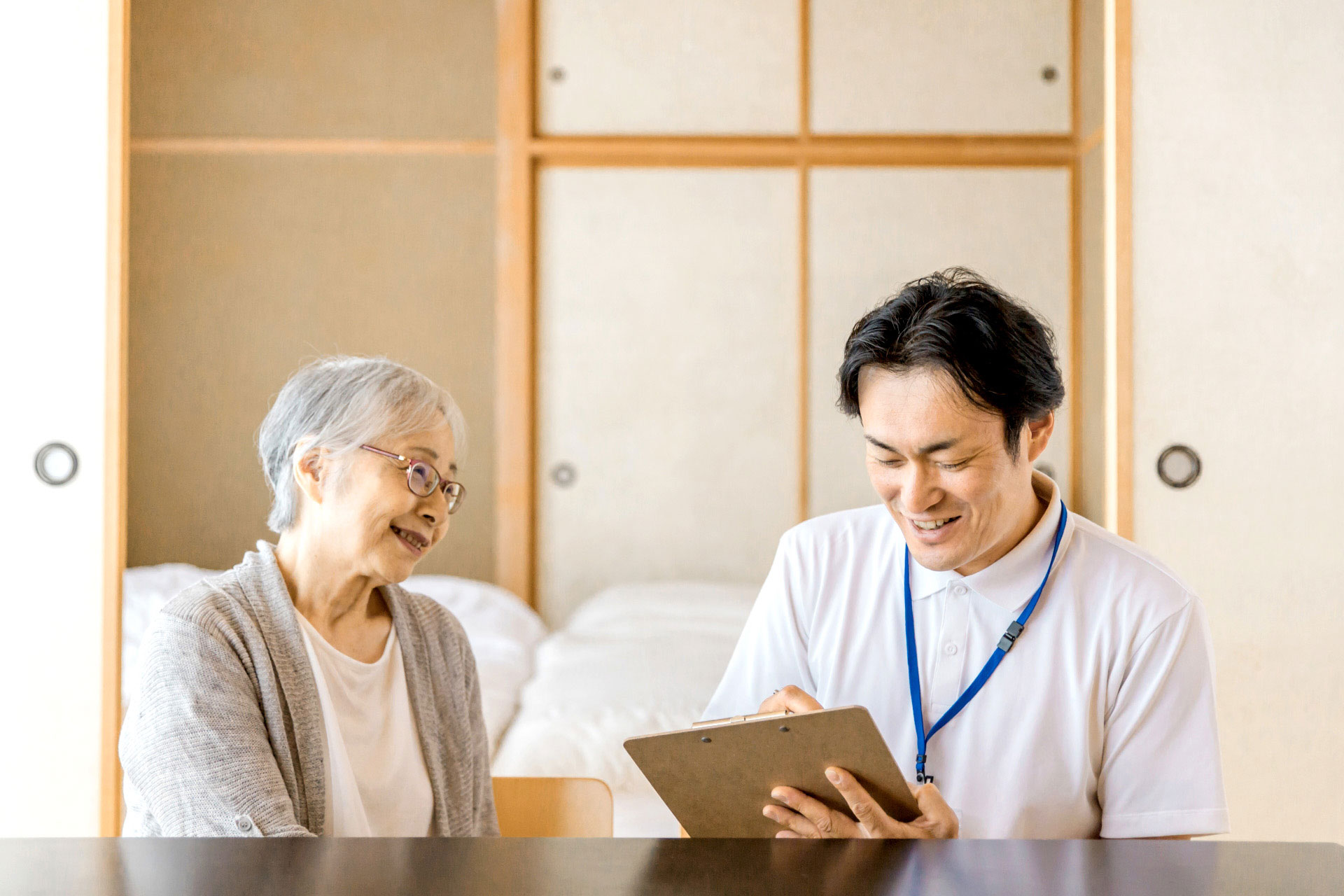 訪問介護の様子　定期訪問・モニタリング